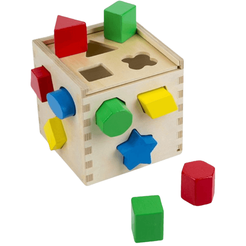 Classic Wooden Toy With 12 Shapes