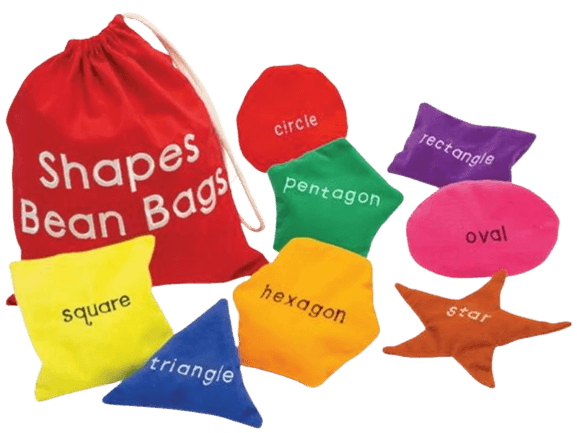 Educational Insights Shapes Beanbags, Learn Shapes