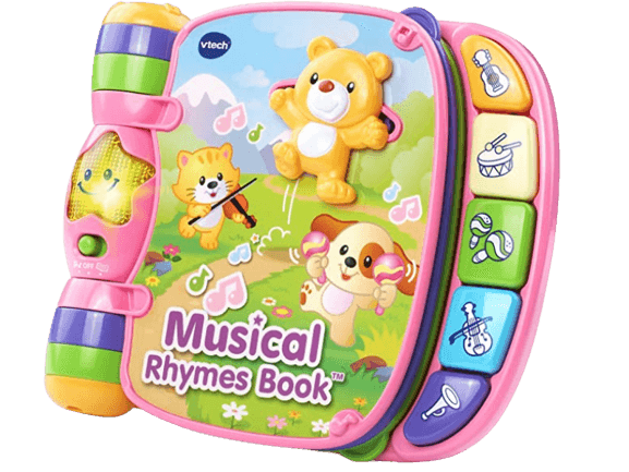 VTech Musical Rhymes Book, Pink