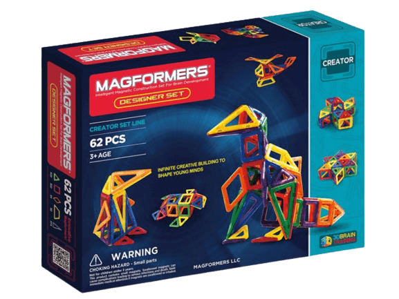 Magformers Designer Set (62-pieces)