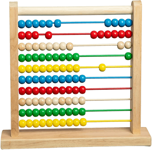 Melissa & Doug Abacus - Classic Wooden Educational Counting Toy