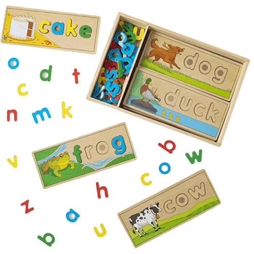 Melissa & Doug See & Spell Wooden Educational Toy