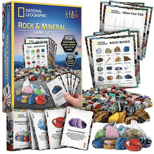 NATIONAL GEOGRAPHIC Rock Bingo Game - Play Rock Bingo