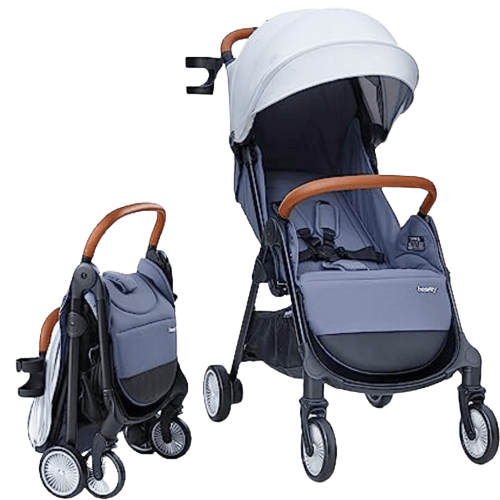 Lightweight Baby Toddler Compact Pushchair with Cup Holder Shock