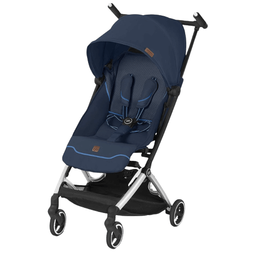 Lightweight Travel Stroller with Front Wheel Suspension