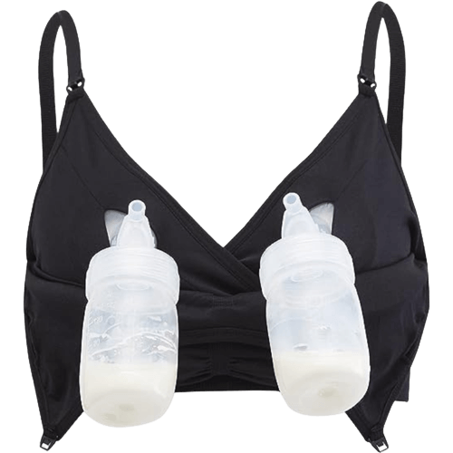 Motherhood Maternity Women's Hands Free Pumping Seamless Nursing Bra