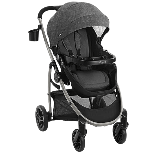 Newborn Baby Stroller with True Pram Mode, Reversible Seat