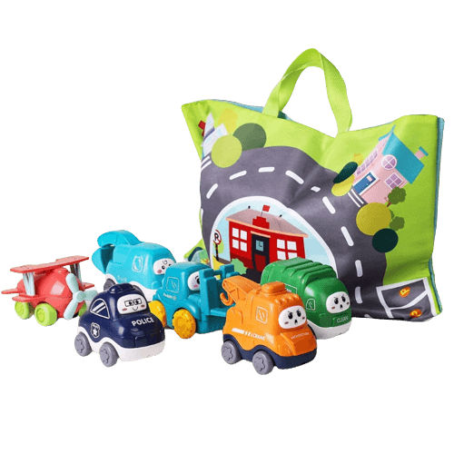 ALASOU Baby Truck Car Toys with Playmat/Storage Bag