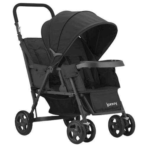 Double Stroller Featuring Universal Car Seat Adapter