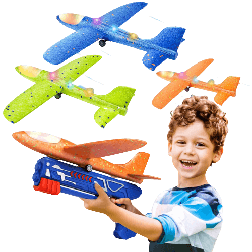 Fuwidvia 3 Pack Airplane Launcher Toys