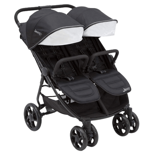 Jeep Destination Ultralight Side x Side Double Stroller, Midnight