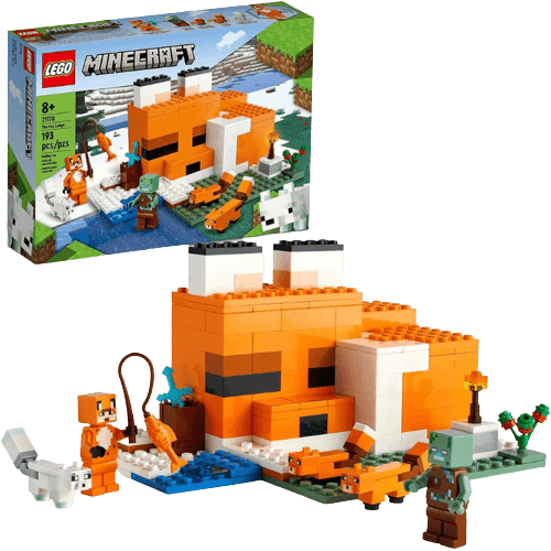 LEGO Minecraft The Fox Lodge House 21178 Animal Toys