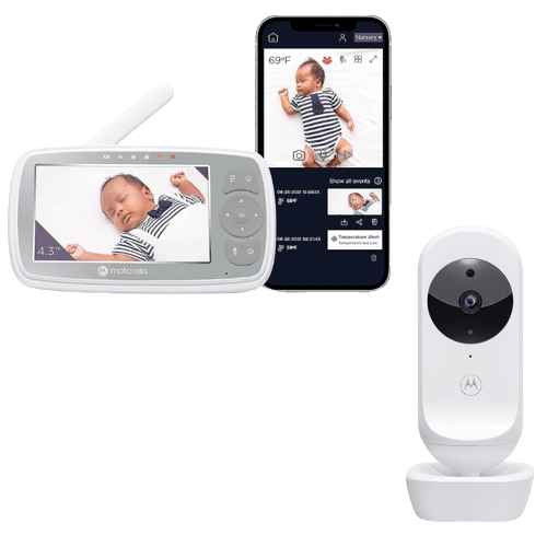 Motorola Baby Monitor VM44 - WiFi Video Baby Monitor with Camera 4.3