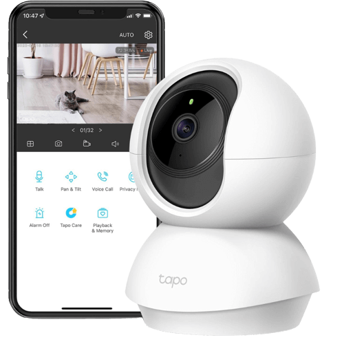 TP-Link Tapo Pan/Tilt Security Camera for Baby Monitor