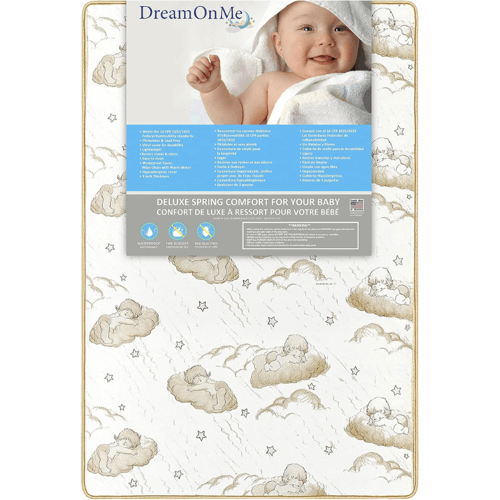 Dream On Me 2-In-1 Breathable Two-Sided Portable and Mini Crib Coil Mattress