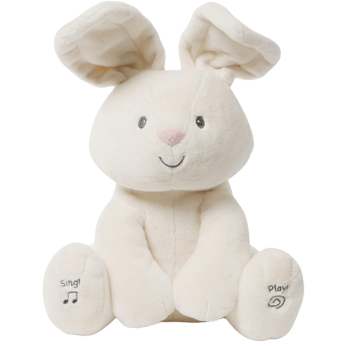 GUND Baby Flora The Bunny Animated Plush Stuffed Animal Toy for Baby Girls