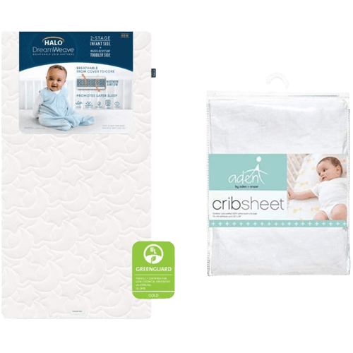 HALO DreamWeave Breathable Mesh Baby Crib Mattress: