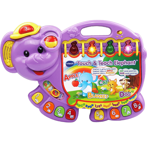 Vtech Touch and Teach Elephant, Purple