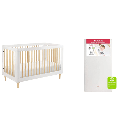 babyletto Lolly 3-in-1 Convertible Crib with Toddler Bed Conversion