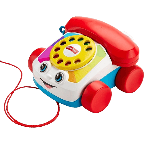Fisher-Price Chatter Telephone, Infant and Toddler Pull Toy Phone for Walking