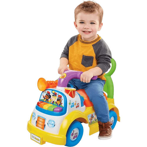 Fisher-Price Little People Music Parade Ride-On, Plays 5 Marching Tunes & Other Sounds