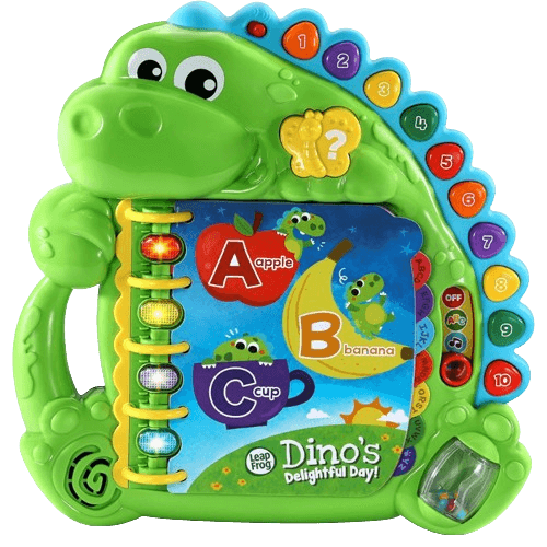 LeapFrog Dino's Delightful Day Alphabet Book, Green