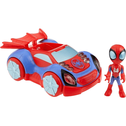 Marvel Spidey and His Amazing Friends Glow Tech Web-Crawler Toy Car