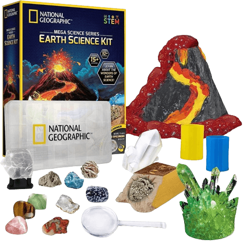 NATIONAL GEOGRAPHIC Earth Science Kit - Over 15 Science Experiments