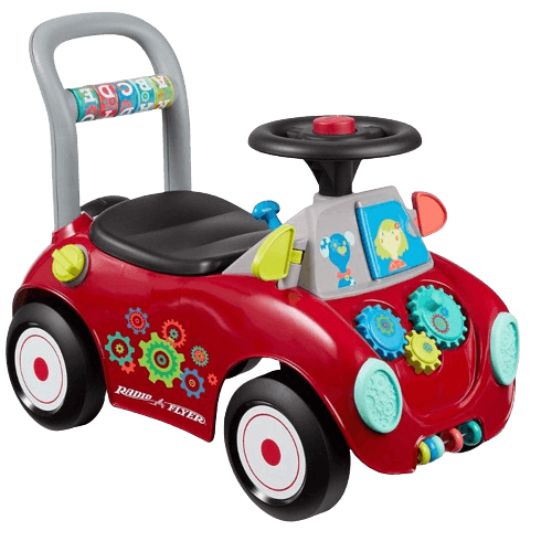 Radio Flyer Busy Buggy, Sit to Stand Toddler Ride On Toy