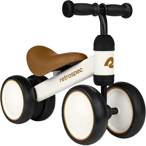 Retrospec Cricket Baby Walker Balance Bike with 4 Wheels