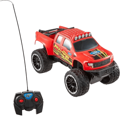 Hot Wheels Remote Control Truck, Red Ford F-150 RC Vehicle With Full-Function Remote Control