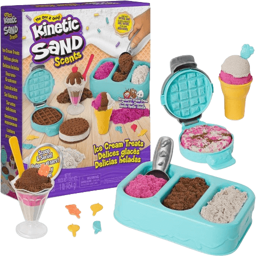 Kinetic Sand Scents, Ice Cream Treats Playset: