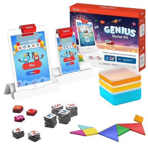 Osmo - Genius Starter Kit for iPad - 5 Educational Learning Games - Ages 5