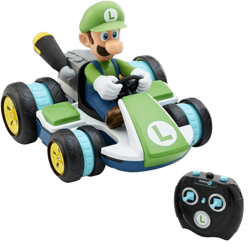 intendo Mario Kart 8 Luigi Mini Anti-Gravity Rc Racer 2.4Ghz, with Full Function Steering: