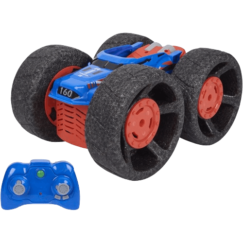 Air Hogs Super Soft, Flippin’ Frenzy, 360 Spinning Action, 2-in-1 Stunt Vehicle Remote Control Car