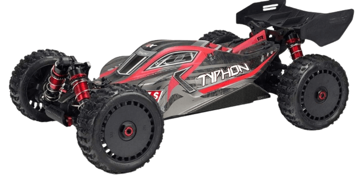 Buggy with Spektrum Firma RTR (Ready-to-Run), Black and Red,