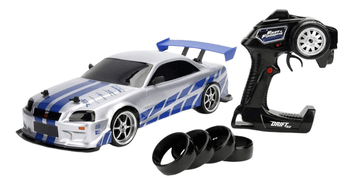 Jada Toys Fast & Furious Brian's Nissan Skyline GT-R (BN34) Drift Power Slide RC Radio Remote Control