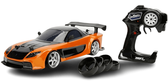 Jada Toys Fast & Furious Han’s Mazda RX-7 Drift RC Car